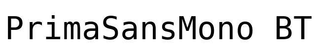 PrimaSansMono BT