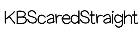 KBScaredStraight Font Image