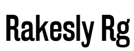 Rakesly Rg Font Image