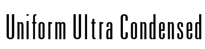 Uniform Ultra Condensed