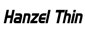 Hanzel Thin Font Image