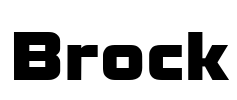 Brock Font Image