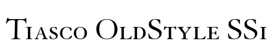Tiasco OldStyle SSi