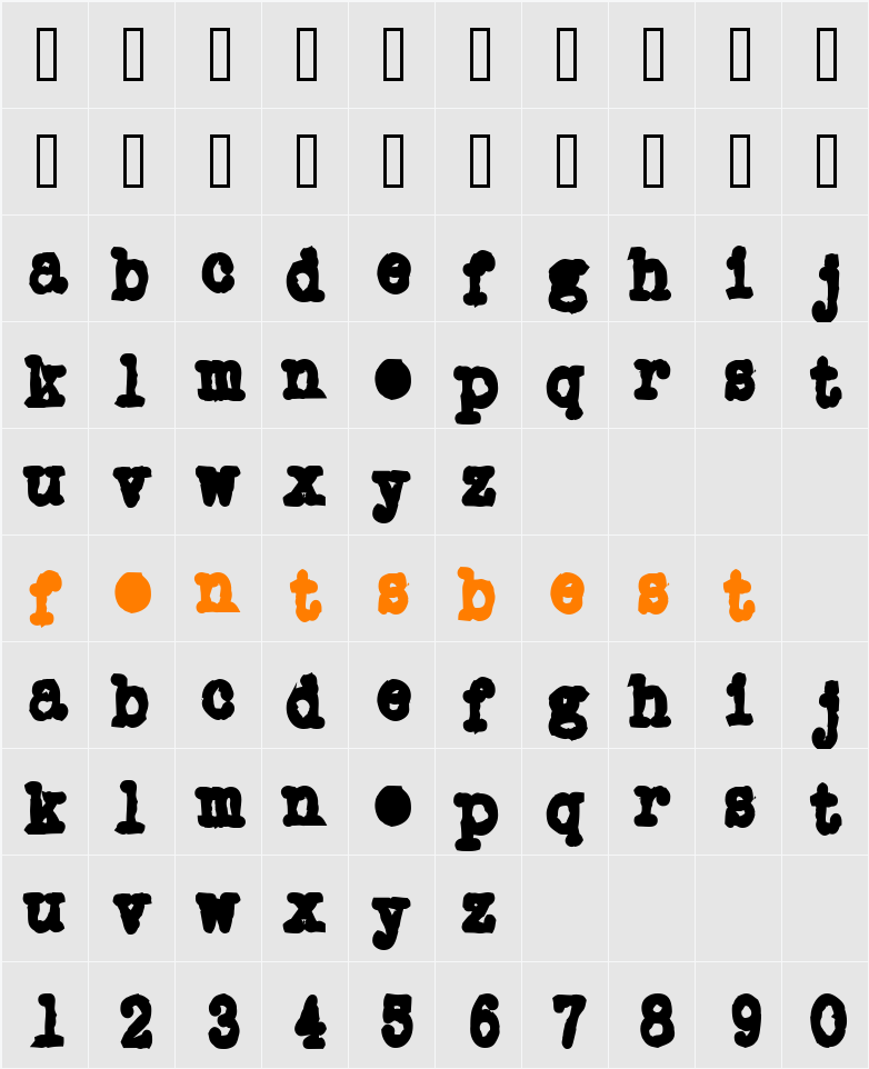 ScarletLetter Character Map