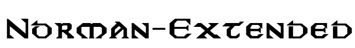 Norman-Extended Font Image