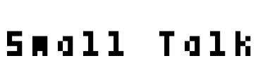 Small Talk Font Image