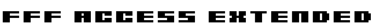 FFF Access Extended Font Image