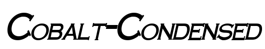 Cobalt-Condensed