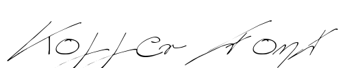 Koller Font Font Image