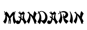 Mandarin Font Image
