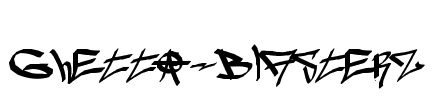 ghetto-blasterz Font Image