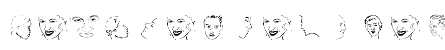 PeopleSketches Font Image