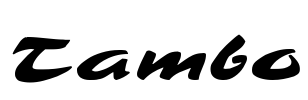 Tambo Font Image