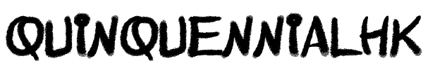 QuinquennialHK  Font Image
