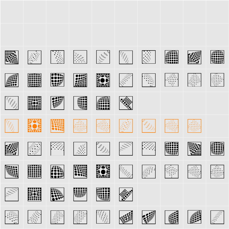 PointGallery Character Map