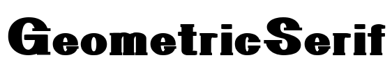 GeometricSerif