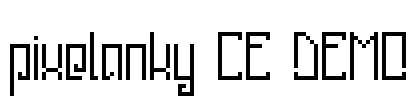 pixelanky CE DEMO