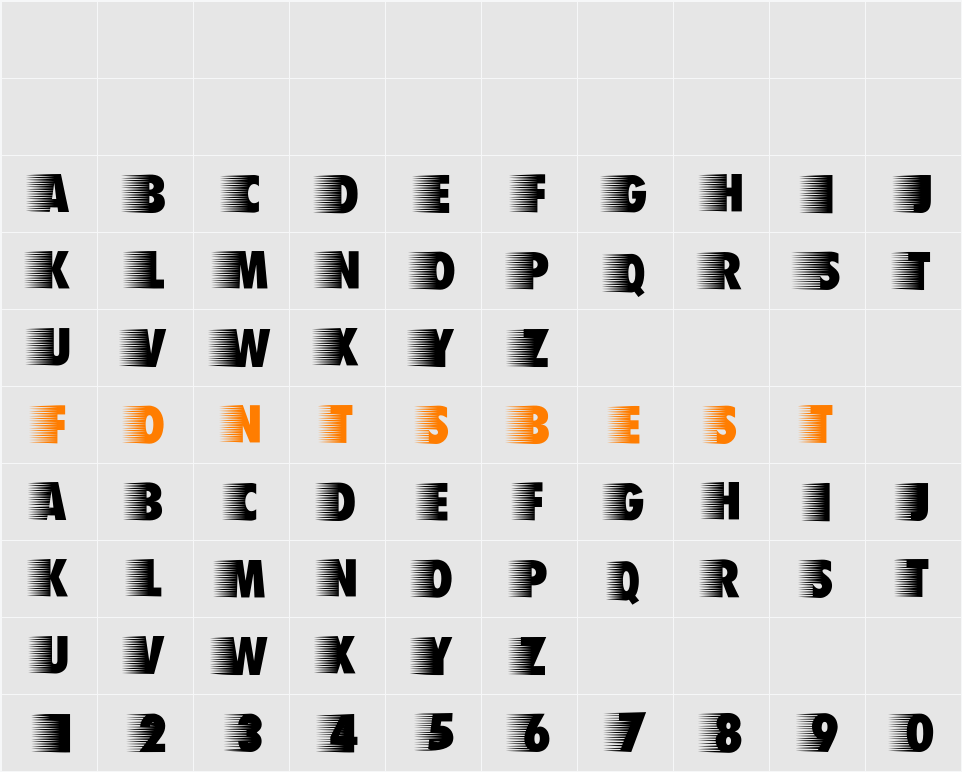 BreezeStarboards Character Map