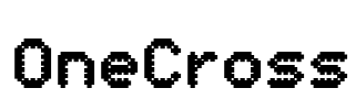OneCross Font Image