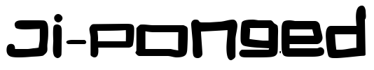 JI-Ponged Font Image
