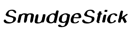 SmudgeStick Font Image