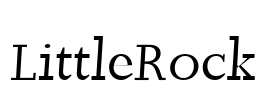 LittleRock Font Image