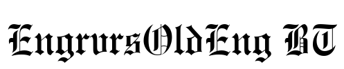 EngrvrsOldEng BT