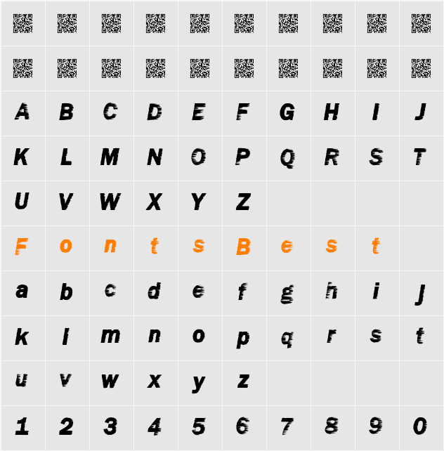 WindyMetro Character Map