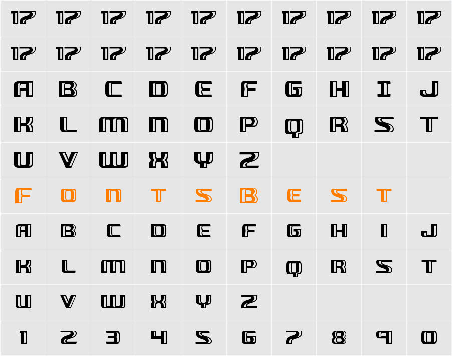 Grease Gun Character Map