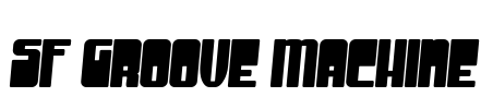 SF Groove Machine Font Image