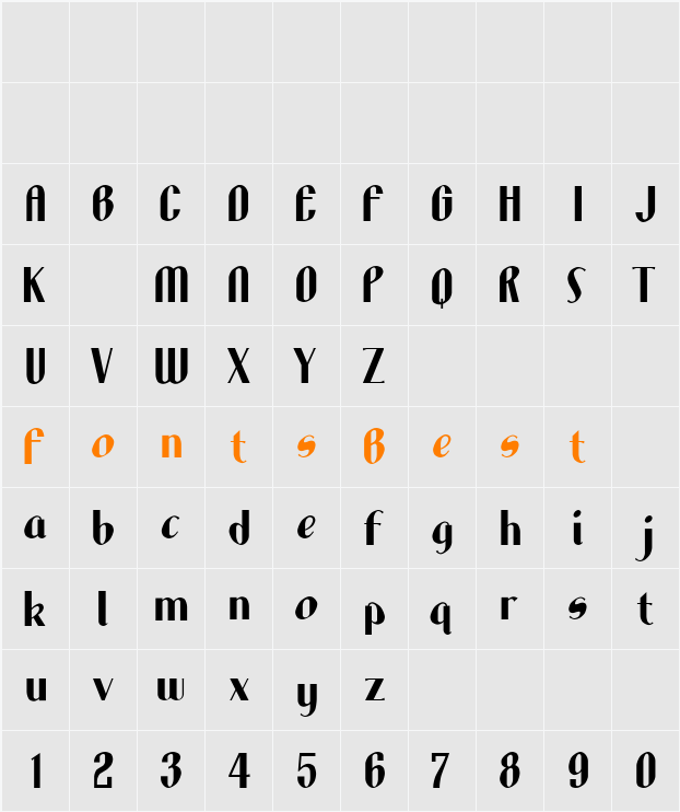 LHF Aristocrat BETA Character Map
