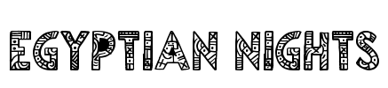 Egyptian Nights Font Image