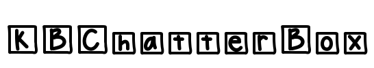 KBChatterBox Font Image