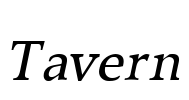 Tavern Font Image