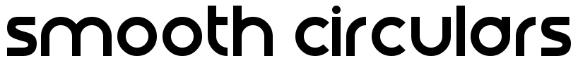 Smooth Circulars Font Image