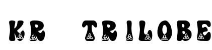 KR Trilobe Font Image