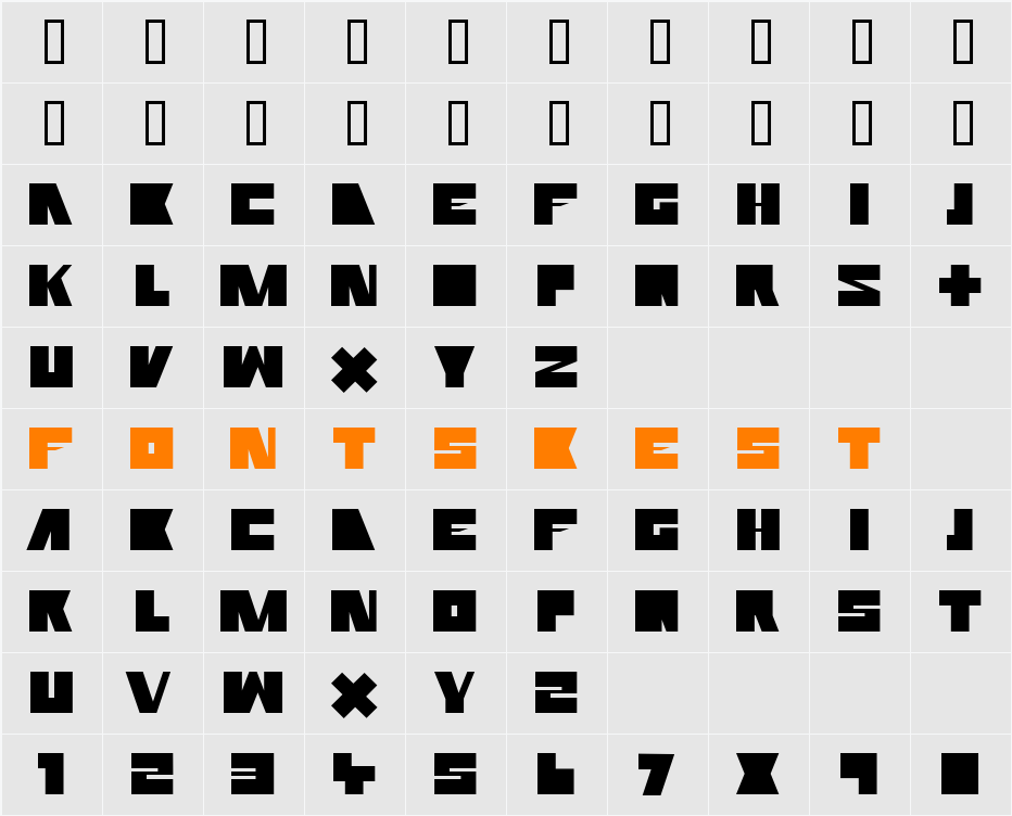 Rammstein Remix Character Map