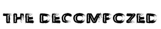 The Decompozed Font Image