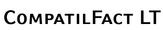 CompatilFact LT Font Image