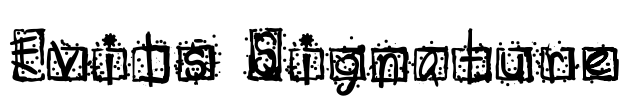 Evils Signature