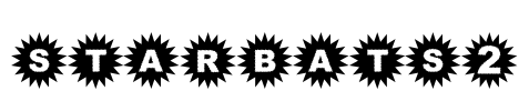 Starbats2 Font Image