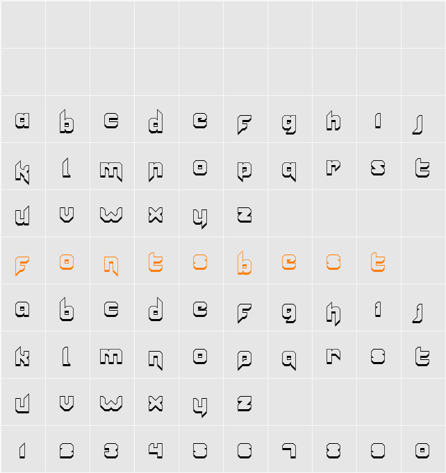 Vannoidyk Character Map