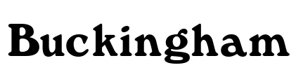 Buckingham Font Image