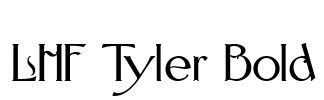 LHF Tyler Bold Font Image