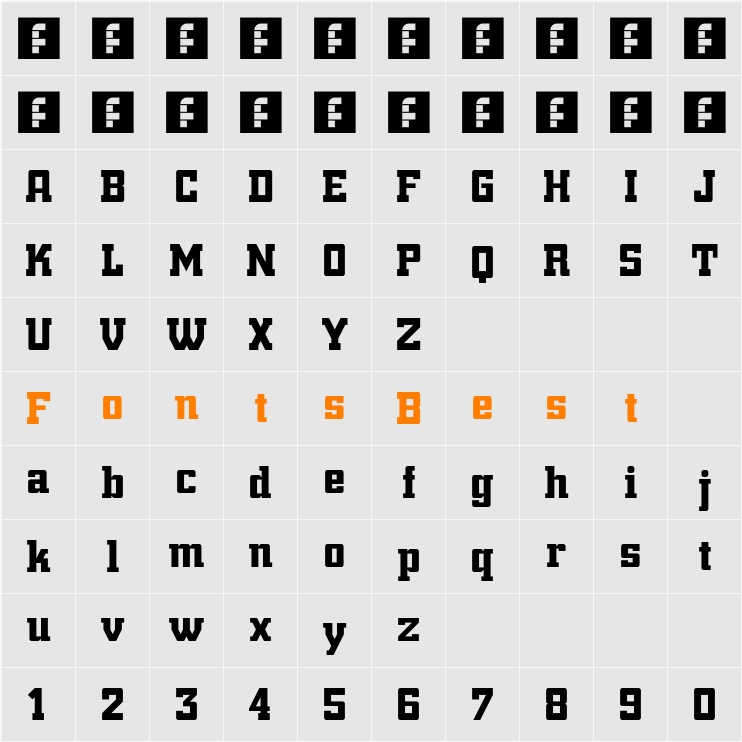 Trump Town Pro Character Map