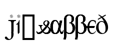 JI-Sabbed Font Image