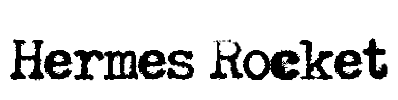 Hermes Rocket Font Image