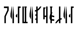 Mandalorian Font Image