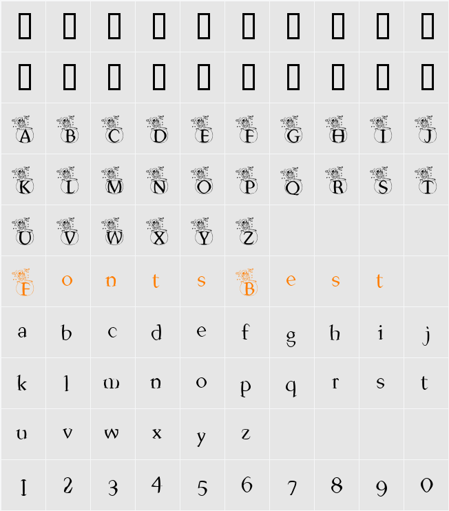 Leprechaun2 Character Map