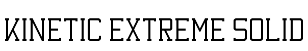 Kinetic Extreme Solid